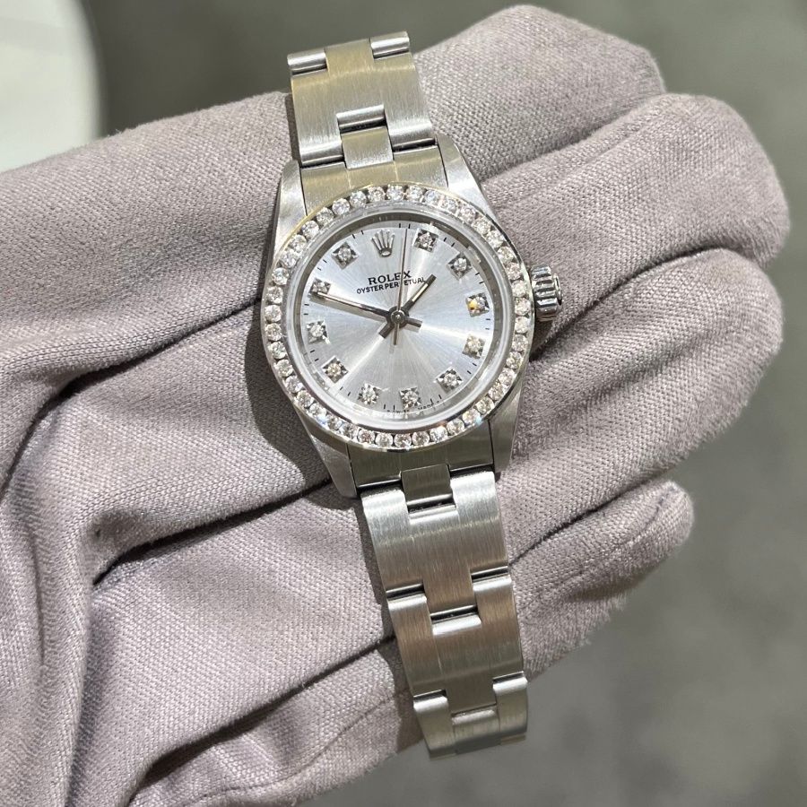 Pre-Owned Rolex Oyster Perpetual Steel Automatic Ladies Watch 67180