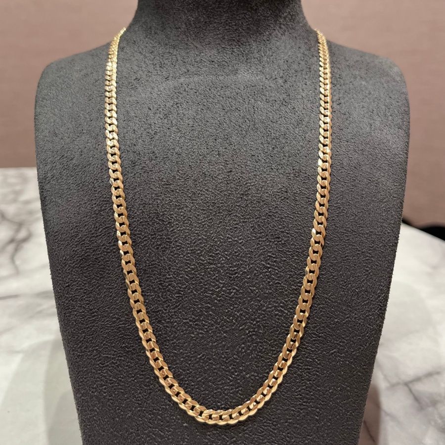 Pre-Owned 9ct Yellow Gold 14.8g 20” Curb Chain
