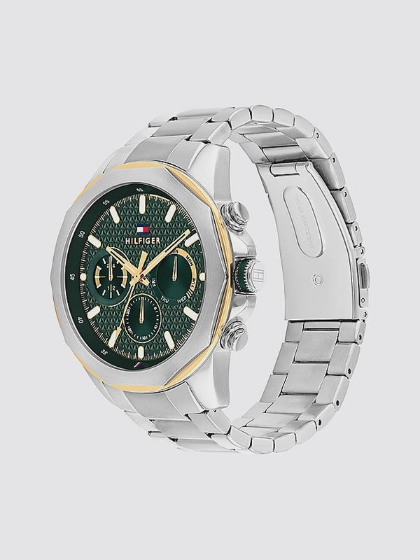 Tommy Hilfiger Two Tone Geometric Dial Watch