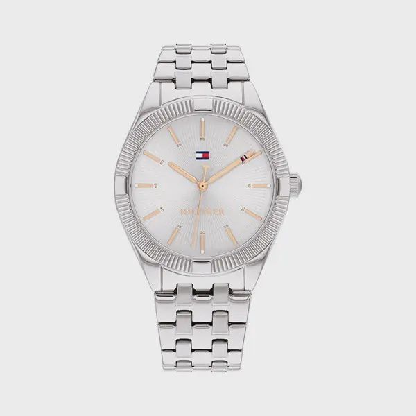 Tommy Hilfiger Rachel Round Silver Stainless Steel Watch