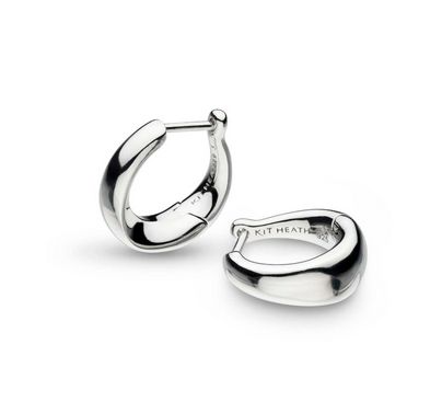Kit Heath Bevel Cirque Small Hinged Huggie Hoops
