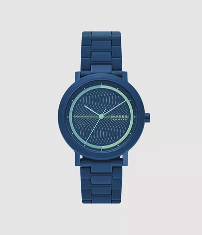 Skagen Aaron Ocean Three-Hand Blue Tide Ocean Watch