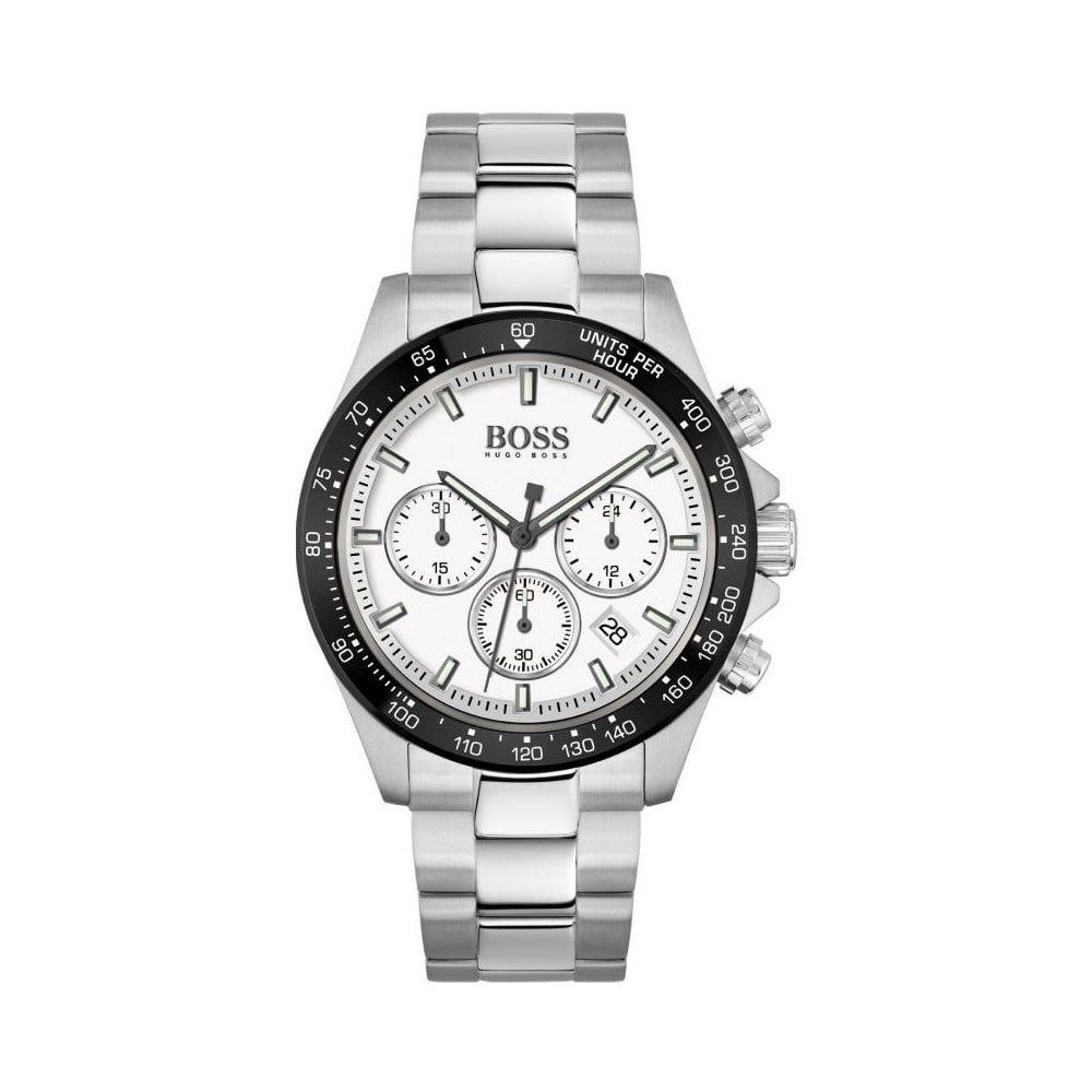 Boss Mens Hero Watch White Dial