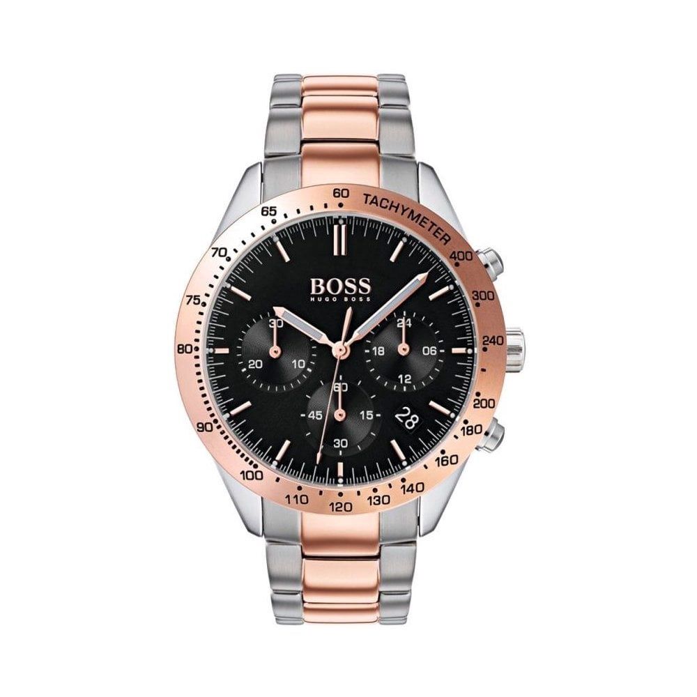 BOSS Mens Talent Chrono Watch Black Dial