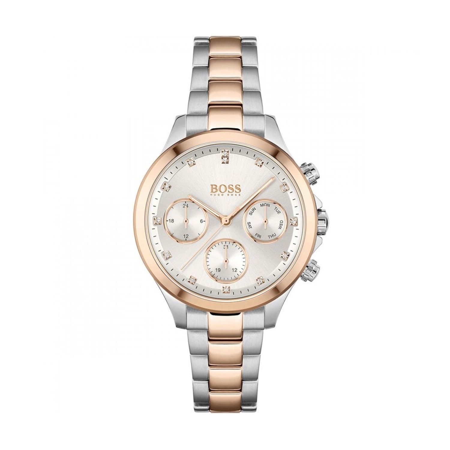 BOSS Two Tone Hera Sport Lux Ladies Watch