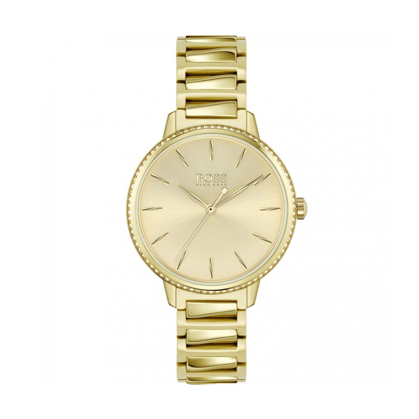 BOSS Signature Gold Plated Ladies Watch