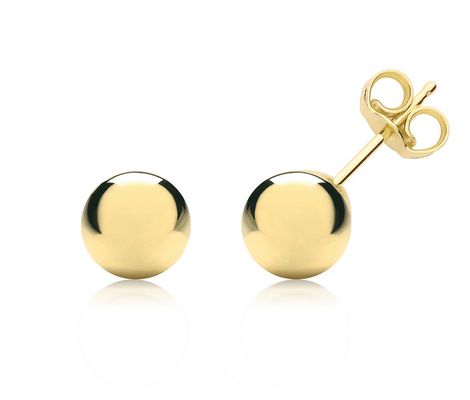 9ct Yellow Gold 4mm Ball Stud 9ct Yellow Gold 4mm Ball Stud
