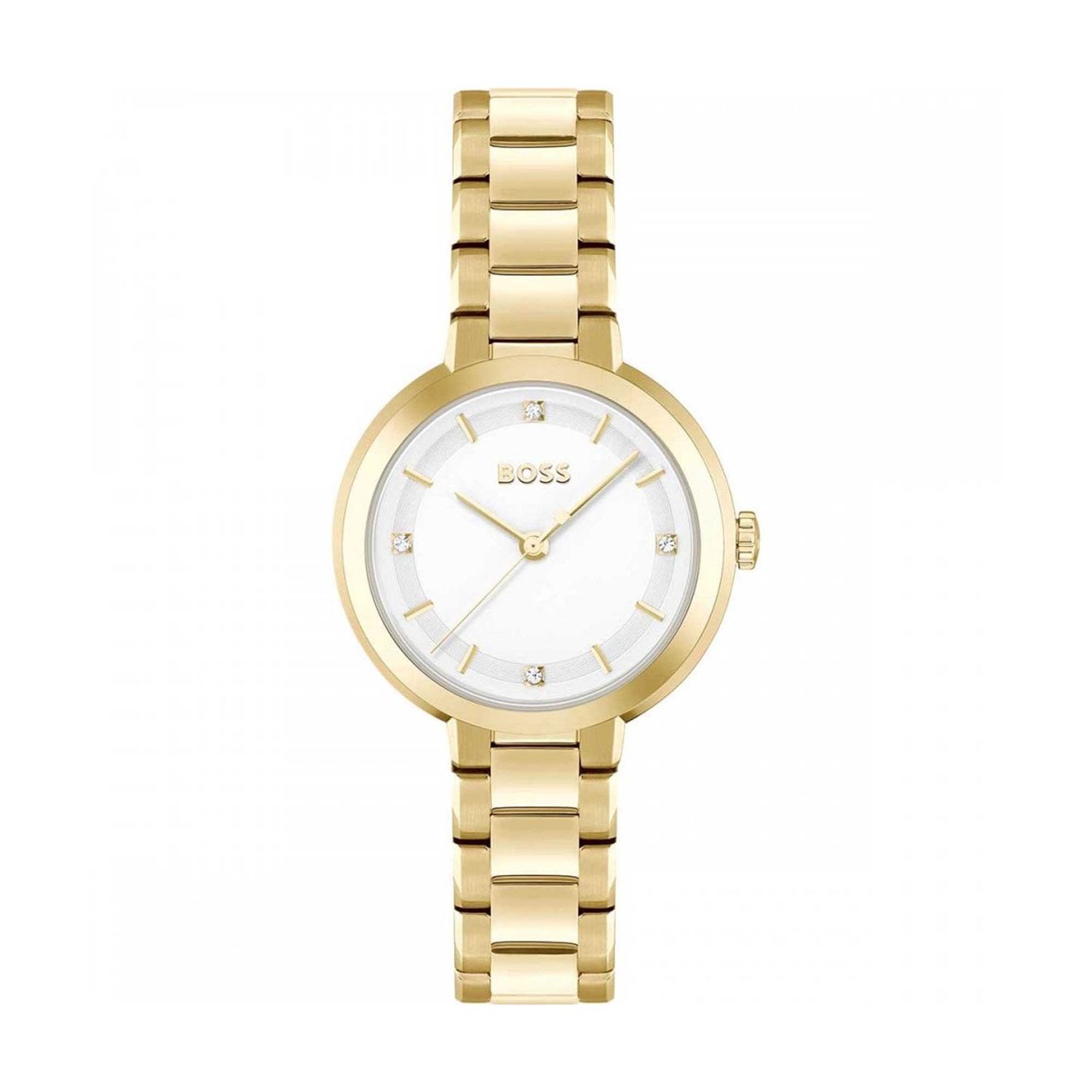 BOSS Sena Gold Plated Ladies Watch