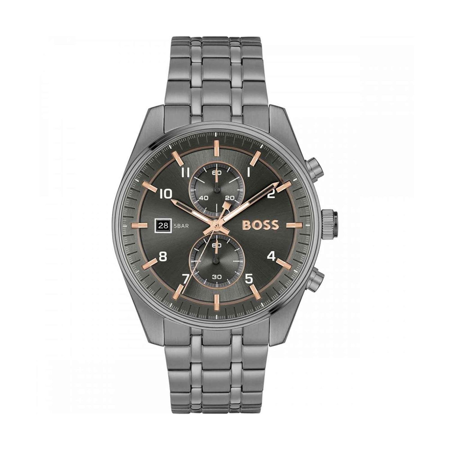 BOSS Skytraveller Chronograph Grey Mens Watch