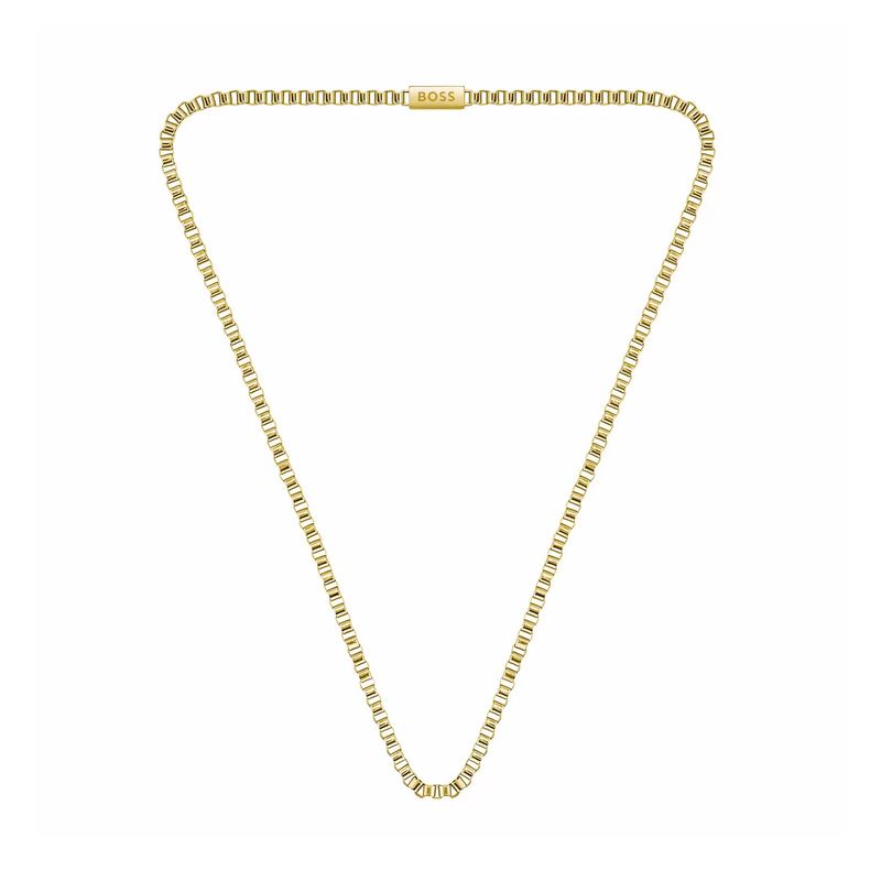BOSS Chain For Him Gents Gold Tone Steel Necklace