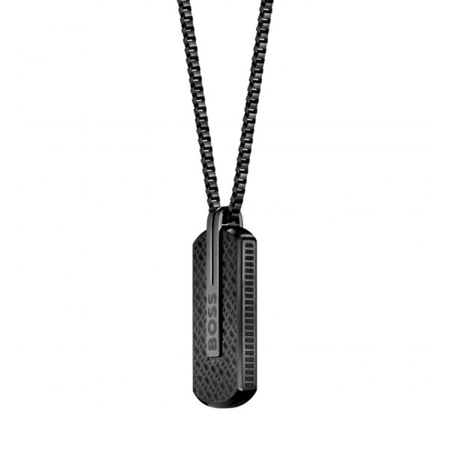 BOSS Orlado Black Mens Pendant