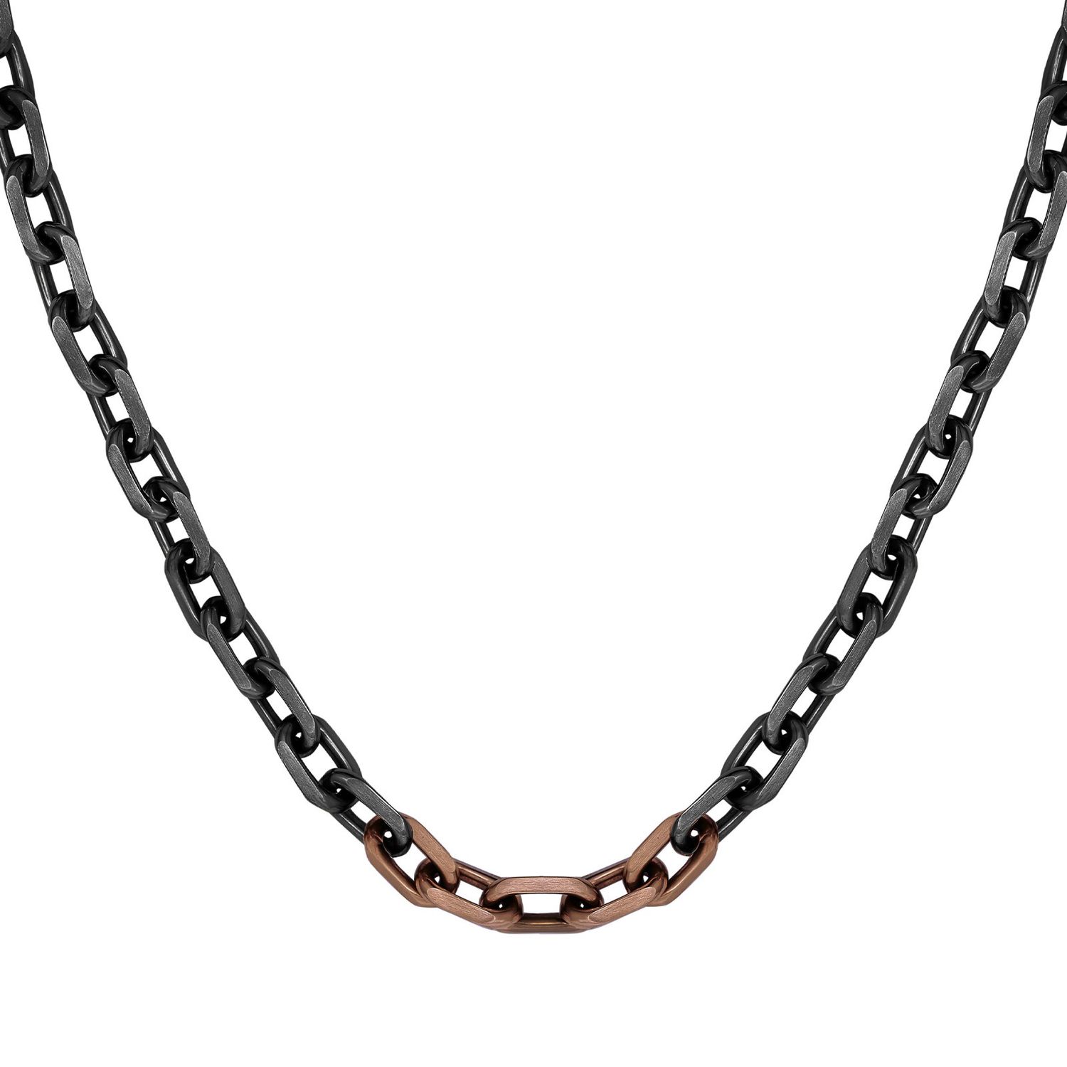 BOSS Mens Stainless Steel Kane Necklace