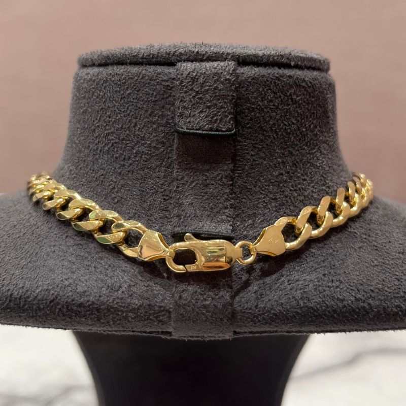 Pre-Owned 9ct Yellow Gold 16” 33.5g Curb Chain
