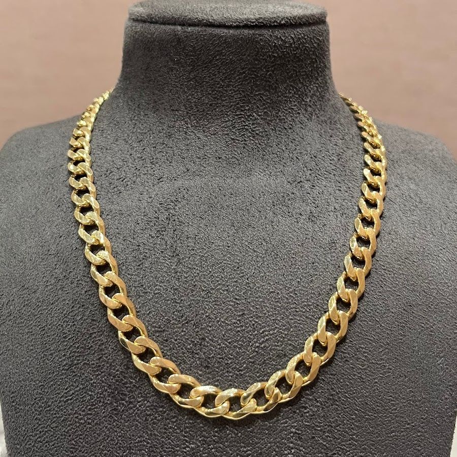 Pre-Owned 9ct Yellow Gold 16” 33.5g Curb Chain