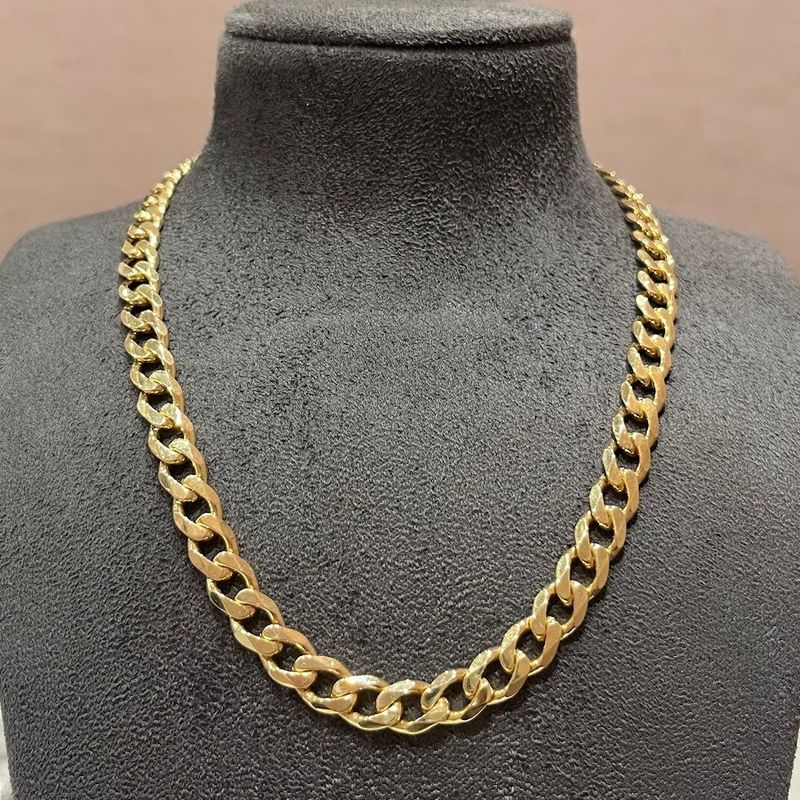 Pre-Owned 9ct Yellow Gold 16” 33.5g Curb Chain