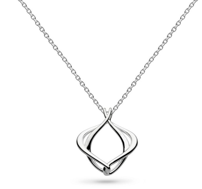 Silver Alicia Petite Necklace 18&quot;