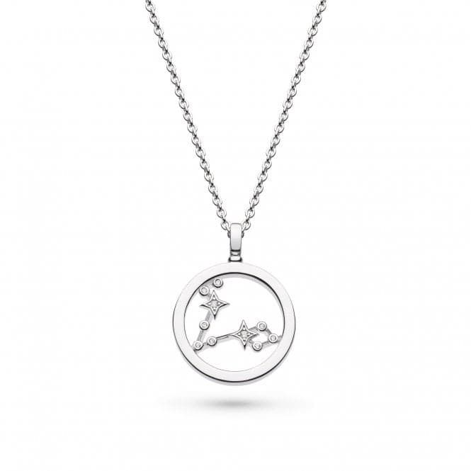 Revival Céleste Constellation Zirconia Rhodium Plated Pisces 18&quot; Necklace