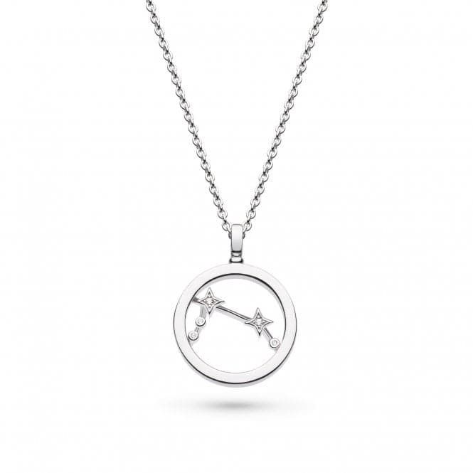 Revival Céleste Constellation Zirconia Rhodium Plated Aries 18&quot; Necklace