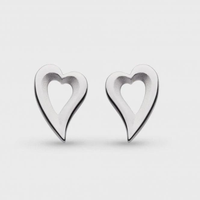 Desire Love Story Sandblast Grande Stud Earrings