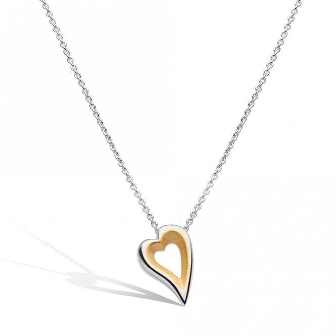 Kit Heath Desire Love Story Gold Heart Necklace
