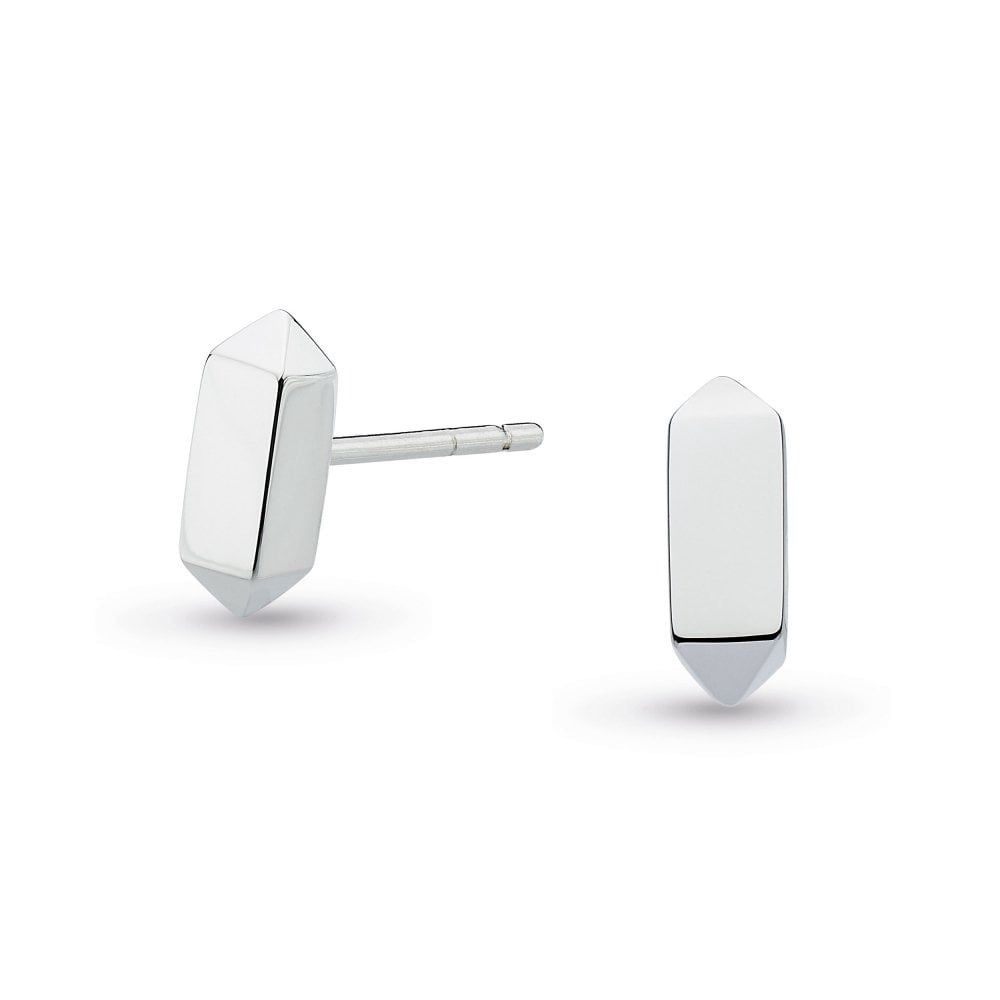 Silver Revival Manhattan Bar Mini Stud Earrings