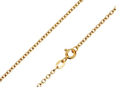 9ct Yellow Gold 2.0mm Trace Chain 18&quot;