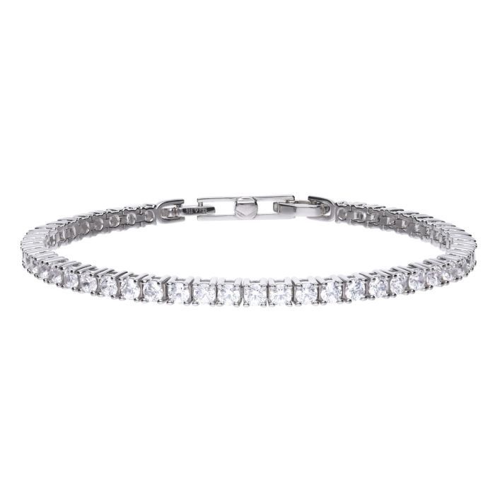 Silver Diamonfire Claw Set Zirconia Tennis Bracelet