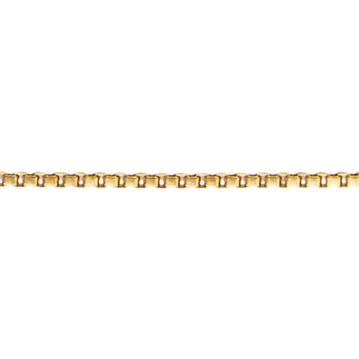Gold Plated Box Chain with Extender
