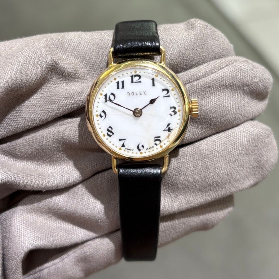 Pre-Owned Antique Rolex 9ct Gold Ladies Watch 11303