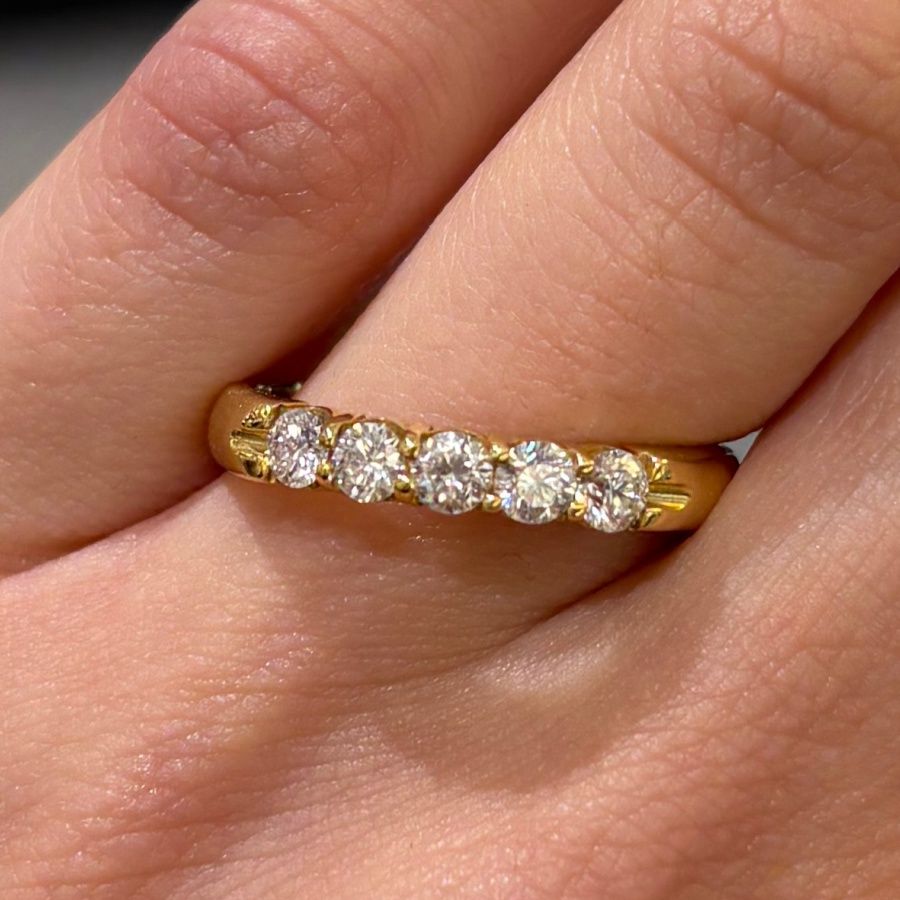 Pre-Owned 18ct Yellow Gold 0.50ct Diamond Eternity Ring