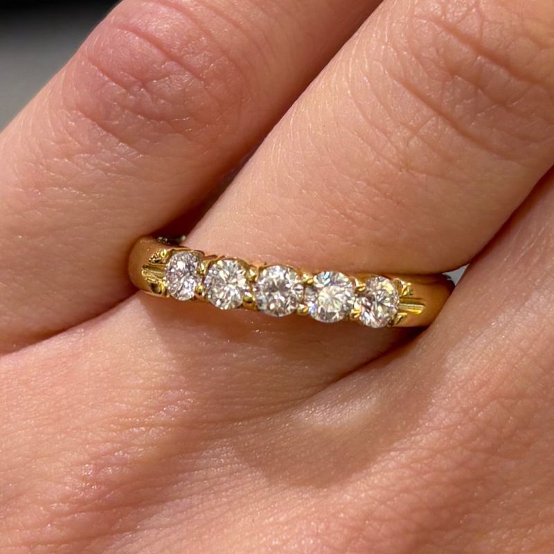 Pre-Owned 18ct Yellow Gold 0.50ct Diamond Eternity Ring