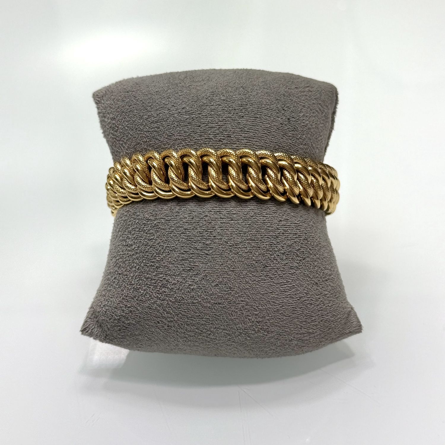 Pre-Owned 18ct Yellow Gold Fancy Bracelet 25.5g