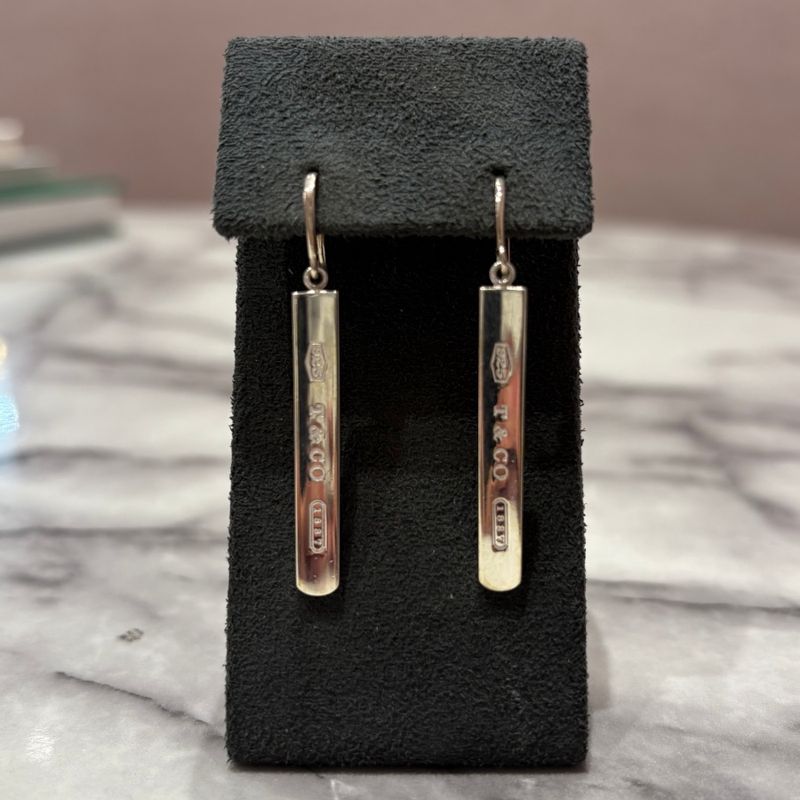 Pre-Owned Tiffany &amp; Co 1837 Bar Drop Earrings