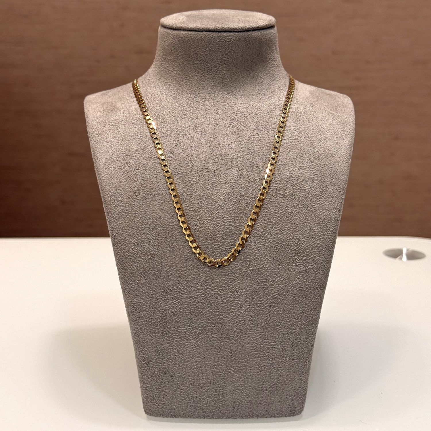 Pre-Owned 9ct Yellow Gold 18” Curb Chain 5.8g