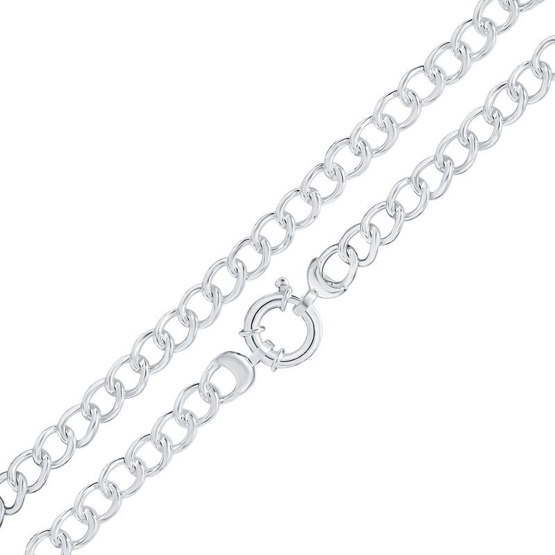 Sterling Silver Handmade Curb Bracelet