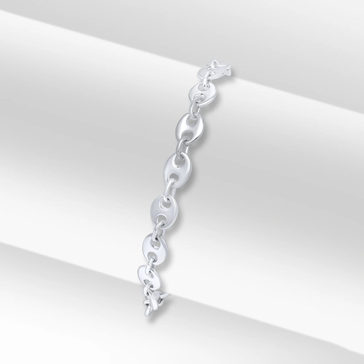 Sterling Silver Marine Cable Link Bracelet