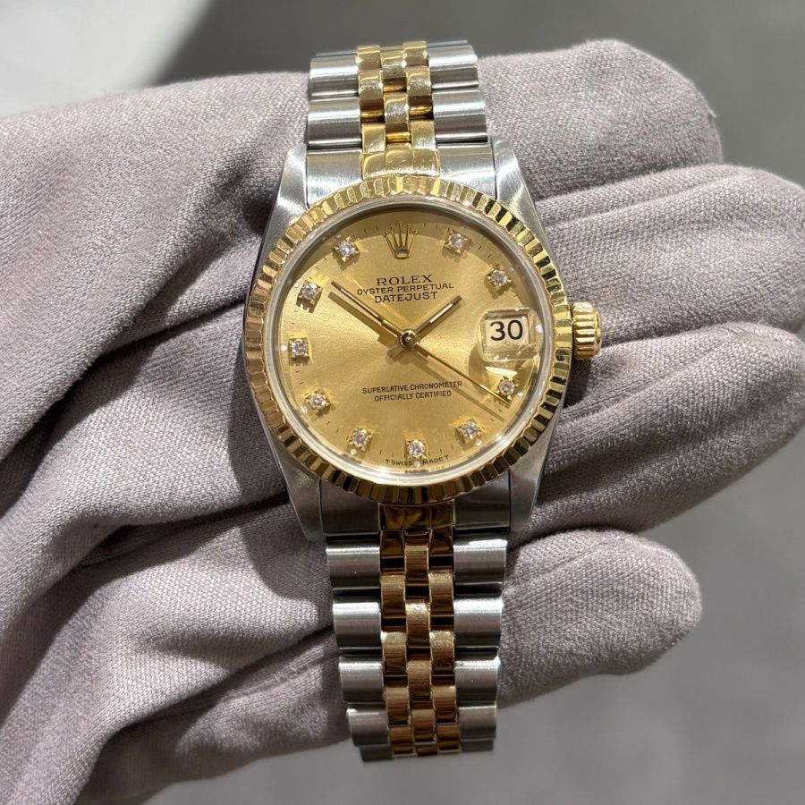 Pre-Owned Rolex Mid-Size Diamond Datejust 68273