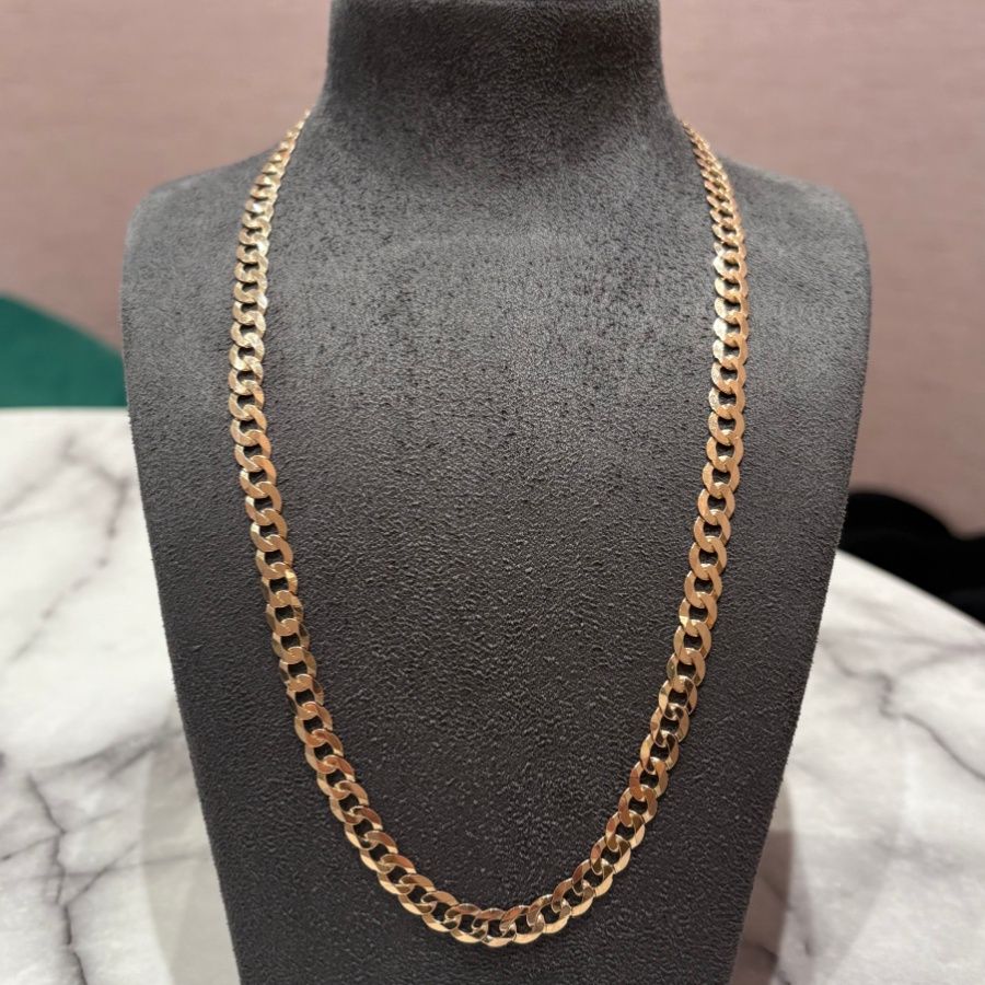 Pre-Owned 9ct Yellow Gold 20” Curb 14.7g