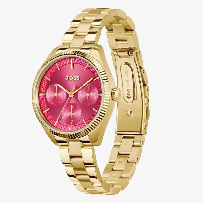 Boss Ladies Sage Sport Pink Chronograph Watch