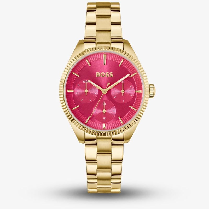 Boss Ladies Sage Sport Pink Chronograph Watch