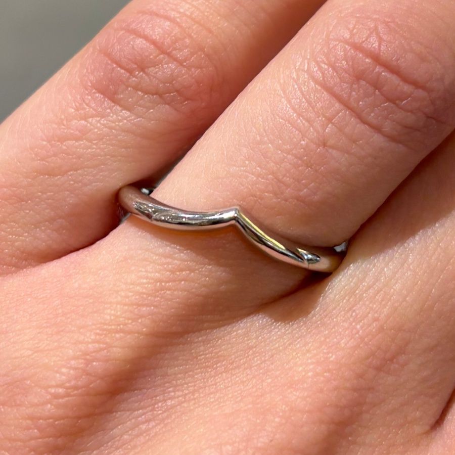 Pre-Owned Platinum Wishbone Ring