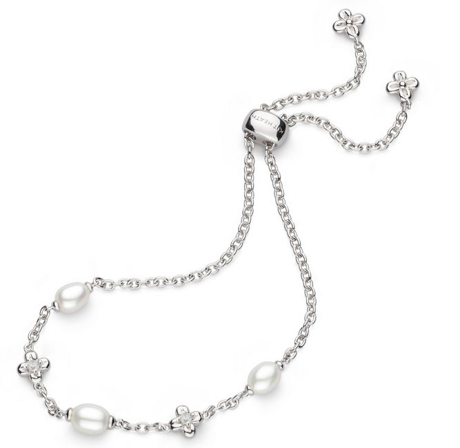 Blossom Flyte Honey Flower Pearl Toggle Bracelet