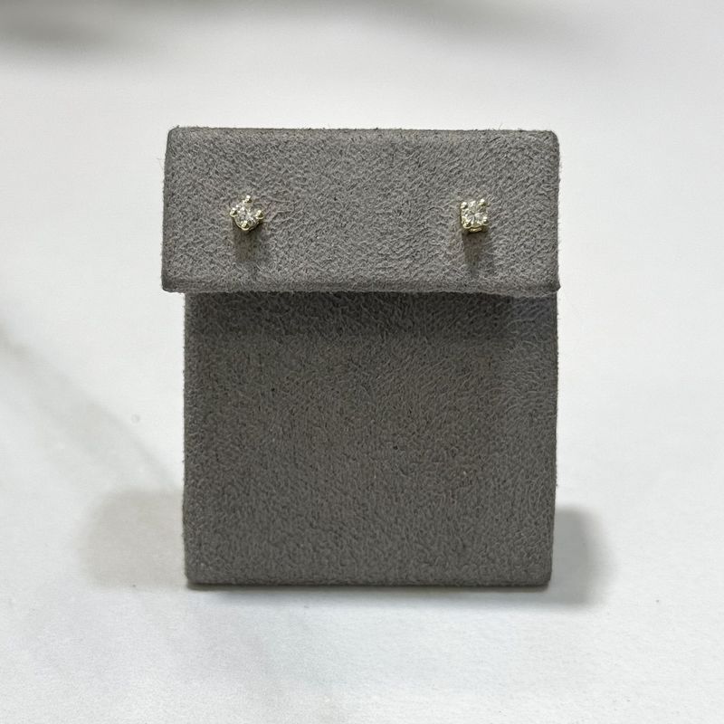 9ct Yellow Gold 0.13ct Diamond Solitaire Studs