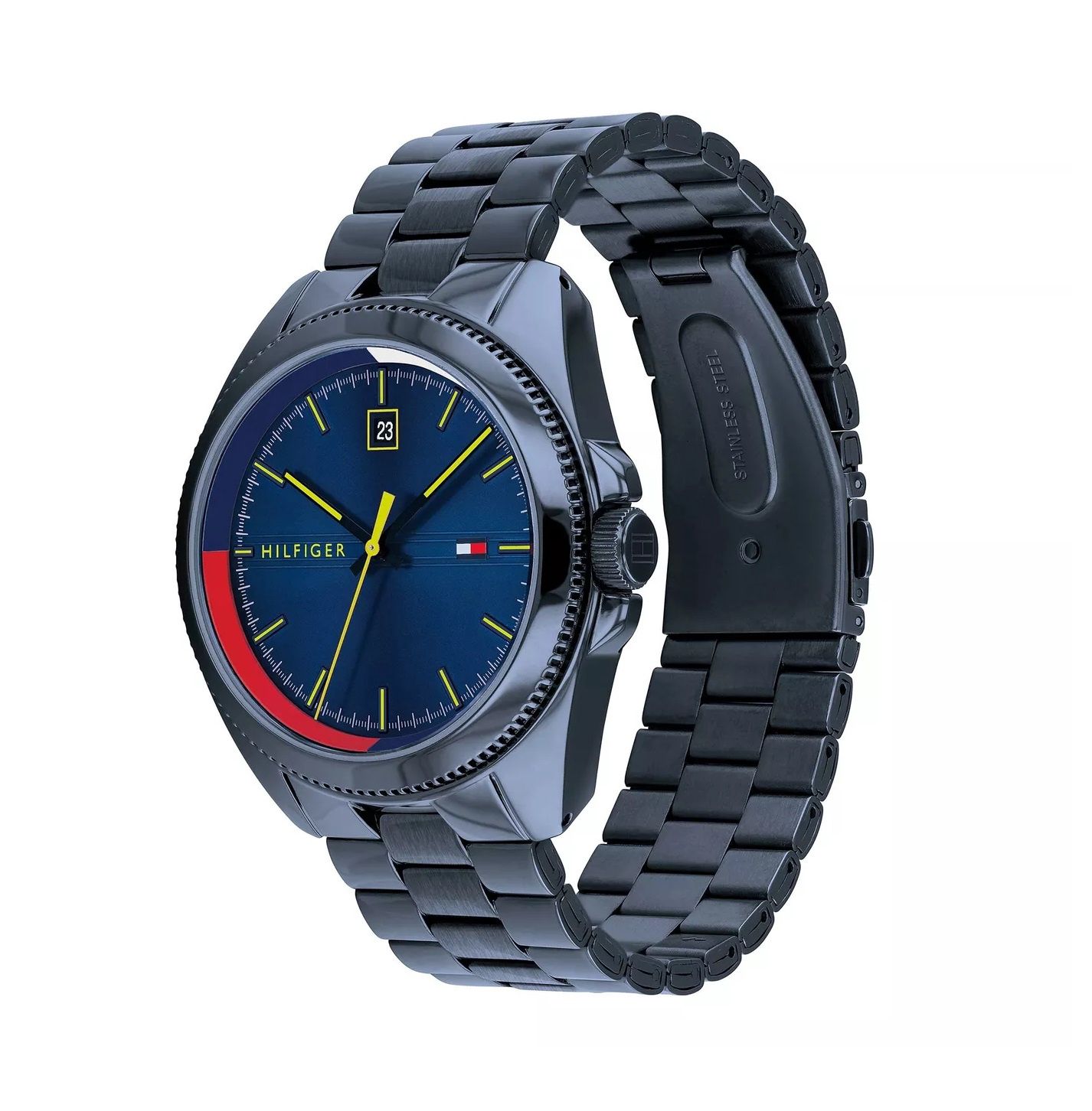 Tommy Hilfiger Men&#39;s Riley Date Bracelet Strap Watch Blue