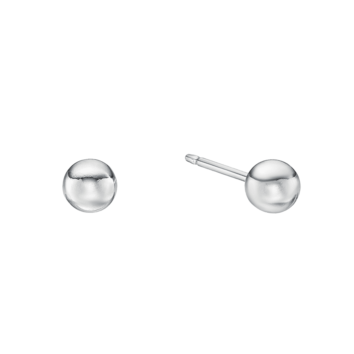 Carrie - Silver Ball Stud