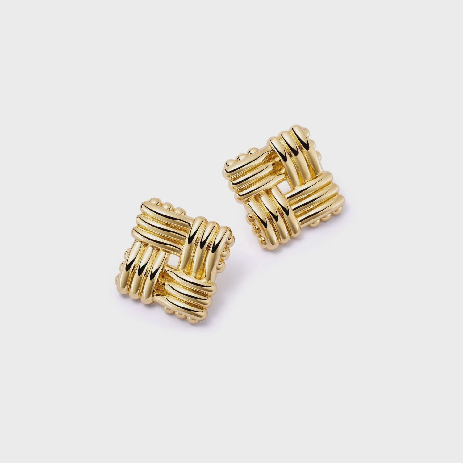 Polly Sayer Mini Lattice Stud Earrings