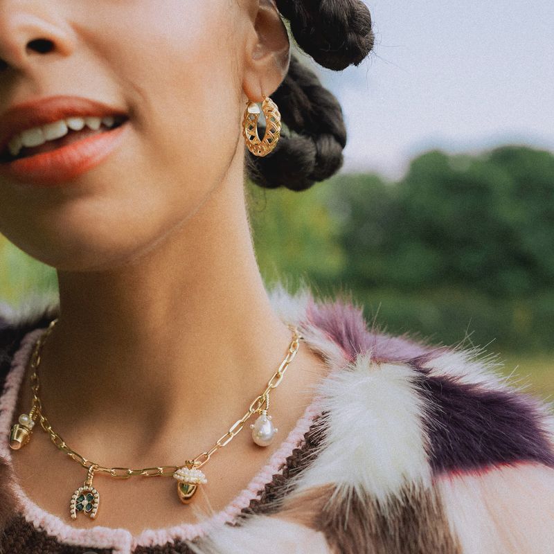 Shrimps Chunky Chain Necklace