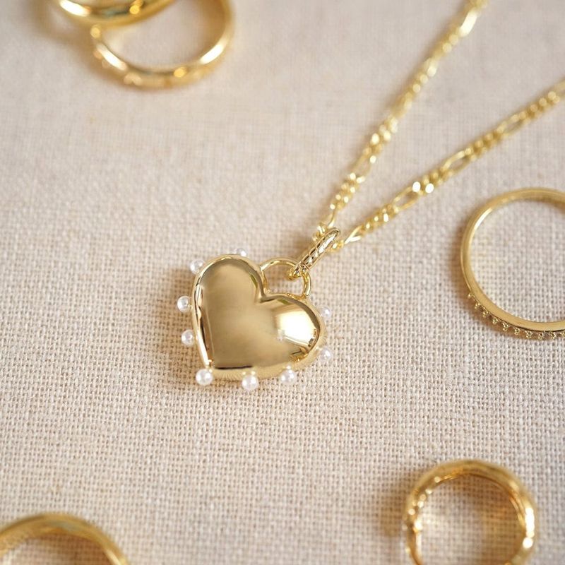 Shrimps Chubby Heart Necklace