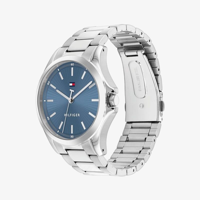 Tommy Hilfiger Bruce (43mm) Light Blue Dial / Stainless Steel Bracelet