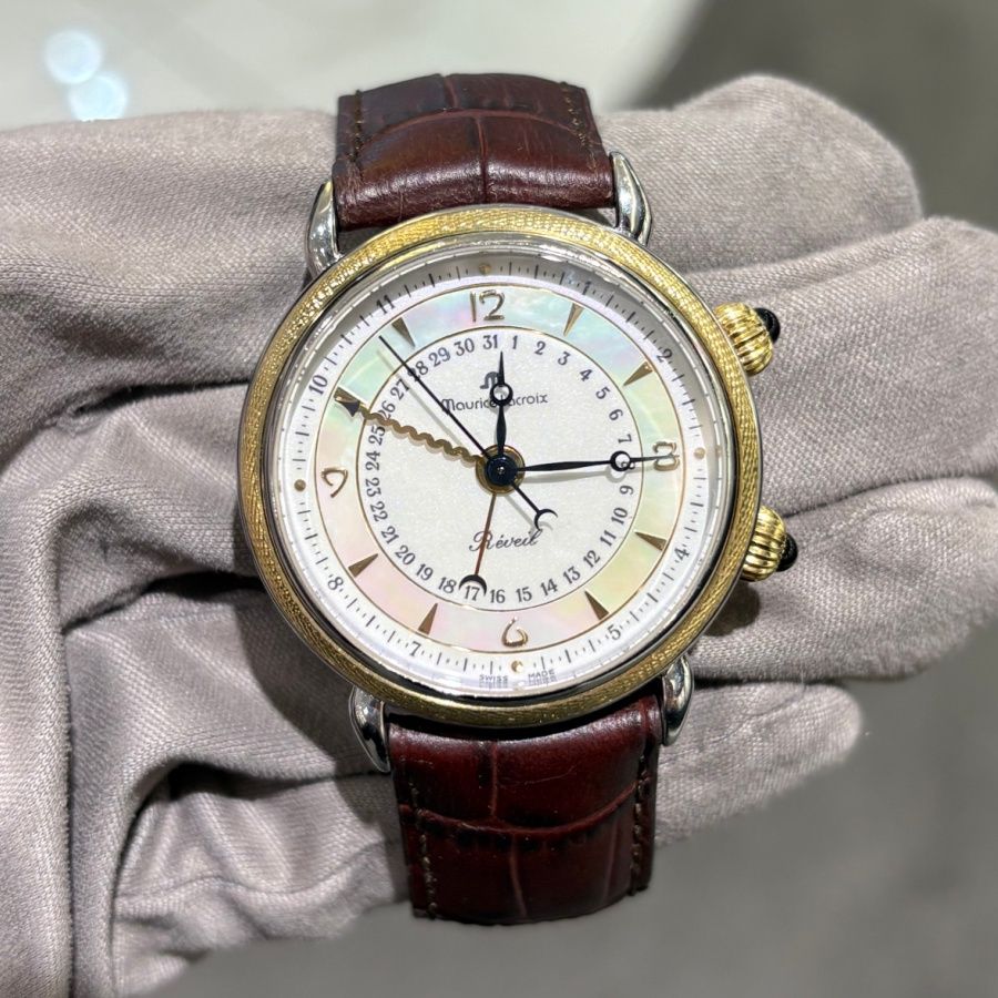 Pre-Owned Maurice Lacroix Masterpiece Manual Wind Gents Watch 63511